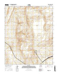 Pedernal New Mexico Current topographic map, 1:24000 scale, 7.5 X 7.5 Minute, Year 2017