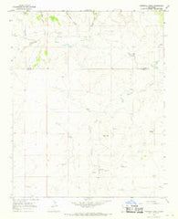 Pedernal Creek New Mexico Historical topographic map, 1:24000 scale, 7.5 X 7.5 Minute, Year 1966
