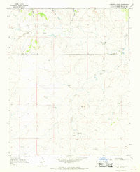 Pedernal Creek New Mexico Historical topographic map, 1:24000 scale, 7.5 X 7.5 Minute, Year 1966