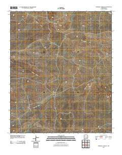 Pedernal Arroyo New Mexico Historical topographic map, 1:24000 scale, 7.5 X 7.5 Minute, Year 2010