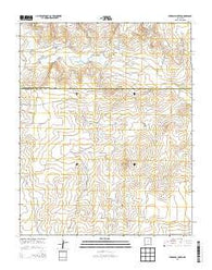 Pedernal Creek New Mexico Historical topographic map, 1:24000 scale, 7.5 X 7.5 Minute, Year 2013