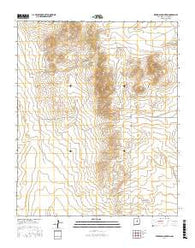 Pedernal Mountain New Mexico Current topographic map, 1:24000 scale, 7.5 X 7.5 Minute, Year 2017