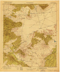 Pelona New Mexico Historical topographic map, 1:125000 scale, 30 X 30 Minute, Year 1918