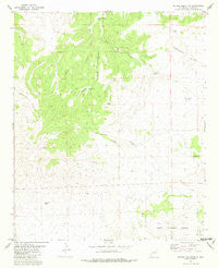 Pelona Mountain New Mexico Historical topographic map, 1:24000 scale, 7.5 X 7.5 Minute, Year 1981
