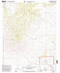 Pelona Mountain New Mexico Historical topographic map, 1:24000 scale, 7.5 X 7.5 Minute, Year 1999