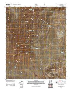Pelona Mountain New Mexico Historical topographic map, 1:24000 scale, 7.5 X 7.5 Minute, Year 2011