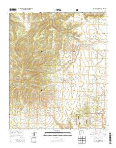 Pelona Mountain New Mexico Historical topographic map, 1:24000 scale, 7.5 X 7.5 Minute, Year 2013
