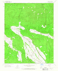 Penasco New Mexico Historical topographic map, 1:24000 scale, 7.5 X 7.5 Minute, Year 1964