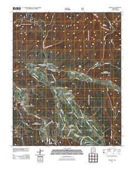 Penasco New Mexico Historical topographic map, 1:24000 scale, 7.5 X 7.5 Minute, Year 2011