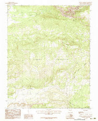 Penasco Amarillo New Mexico Historical topographic map, 1:24000 scale, 7.5 X 7.5 Minute, Year 1983