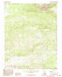 Penasco Amarillo New Mexico Historical topographic map, 1:24000 scale, 7.5 X 7.5 Minute, Year 1983
