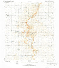 Pendejo Wash New Mexico Historical topographic map, 1:62500 scale, 15 X 15 Minute, Year 1943