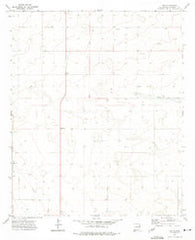 Pep New Mexico Historical topographic map, 1:24000 scale, 7.5 X 7.5 Minute, Year 1972