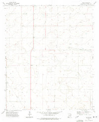 Pep New Mexico Historical topographic map, 1:24000 scale, 7.5 X 7.5 Minute, Year 1972