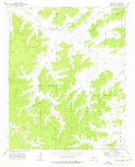Pescado New Mexico Historical topographic map, 1:24000 scale, 7.5 X 7.5 Minute, Year 1972