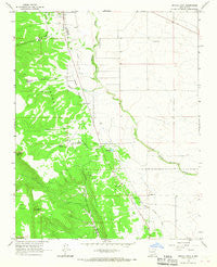 Petaca Peak New Mexico Historical topographic map, 1:24000 scale, 7.5 X 7.5 Minute, Year 1963