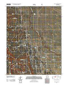 Petaca Peak New Mexico Historical topographic map, 1:24000 scale, 7.5 X 7.5 Minute, Year 2011