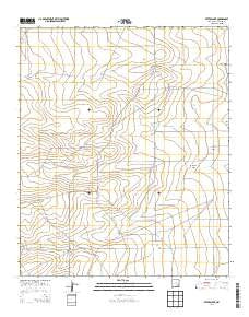Peters Lake New Mexico Historical topographic map, 1:24000 scale, 7.5 X 7.5 Minute, Year 2013