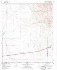 Picacho Mountain New Mexico Historical topographic map, 1:24000 scale, 7.5 X 7.5 Minute, Year 1978