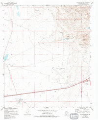 Picacho Mountain New Mexico Historical topographic map, 1:24000 scale, 7.5 X 7.5 Minute, Year 1978