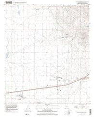 Picacho Mountain New Mexico Historical topographic map, 1:24000 scale, 7.5 X 7.5 Minute, Year 1996