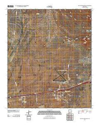 Picacho Mountain New Mexico Historical topographic map, 1:24000 scale, 7.5 X 7.5 Minute, Year 2010