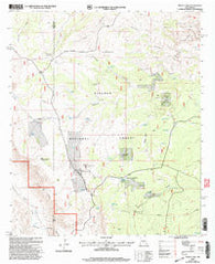 Pickett Hill New Mexico Historical topographic map, 1:24000 scale, 7.5 X 7.5 Minute, Year 2001