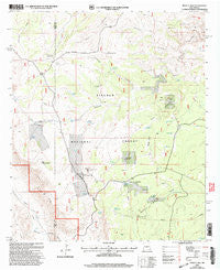 Pickett Hill New Mexico Historical topographic map, 1:24000 scale, 7.5 X 7.5 Minute, Year 2001