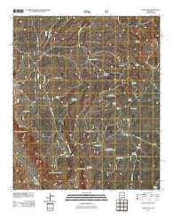Pickett Hill New Mexico Historical topographic map, 1:24000 scale, 7.5 X 7.5 Minute, Year 2011