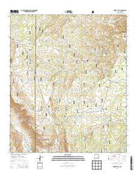 Pickett Hill New Mexico Historical topographic map, 1:24000 scale, 7.5 X 7.5 Minute, Year 2013