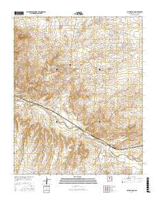 Picture Rock New Mexico Current topographic map, 1:24000 scale, 7.5 X 7.5 Minute, Year 2017