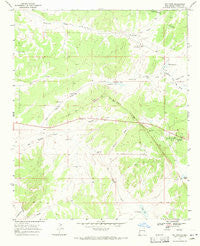 Pie Town New Mexico Historical topographic map, 1:24000 scale, 7.5 X 7.5 Minute, Year 1967