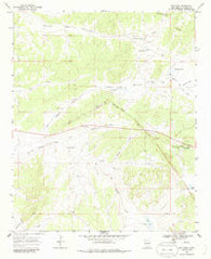 Pie Town New Mexico Historical topographic map, 1:24000 scale, 7.5 X 7.5 Minute, Year 1967