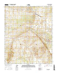 Pie Town New Mexico Current topographic map, 1:24000 scale, 7.5 X 7.5 Minute, Year 2017