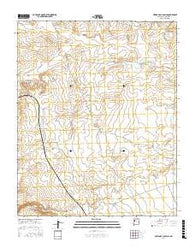 Piedra De La Aguila New Mexico Current topographic map, 1:24000 scale, 7.5 X 7.5 Minute, Year 2017