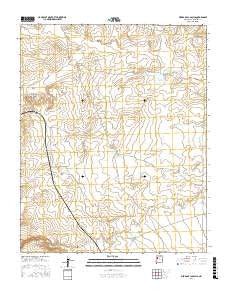 Piedra De La Aguila New Mexico Current topographic map, 1:24000 scale, 7.5 X 7.5 Minute, Year 2017