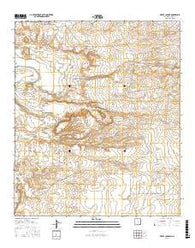 Pierce Canyon New Mexico Current topographic map, 1:24000 scale, 7.5 X 7.5 Minute, Year 2017