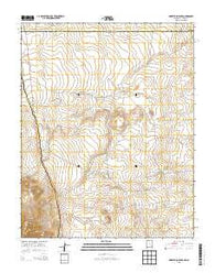 Pinabetoso Peaks New Mexico Current topographic map, 1:24000 scale, 7.5 X 7.5 Minute, Year 2013
