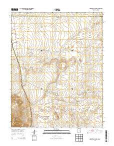 Pinabetoso Peaks New Mexico Current topographic map, 1:24000 scale, 7.5 X 7.5 Minute, Year 2013