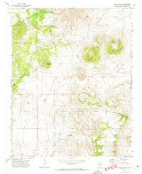 Pine Buttes New Mexico Historical topographic map, 1:24000 scale, 7.5 X 7.5 Minute, Year 1971