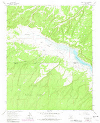 Pine Canyon New Mexico Historical topographic map, 1:24000 scale, 7.5 X 7.5 Minute, Year 1963