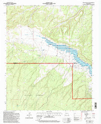 Pine Canyon New Mexico Historical topographic map, 1:24000 scale, 7.5 X 7.5 Minute, Year 1995