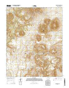 Pine Buttes New Mexico Historical topographic map, 1:24000 scale, 7.5 X 7.5 Minute, Year 2013