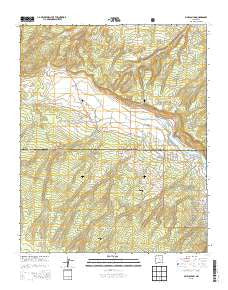 Pine Canyon New Mexico Historical topographic map, 1:24000 scale, 7.5 X 7.5 Minute, Year 2013