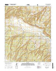Pine Canyon New Mexico Current topographic map, 1:24000 scale, 7.5 X 7.5 Minute, Year 2017