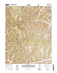 Pine Lake New Mexico Current topographic map, 1:24000 scale, 7.5 X 7.5 Minute, Year 2017