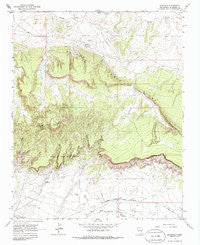 Pinedale New Mexico Historical topographic map, 1:24000 scale, 7.5 X 7.5 Minute, Year 1963