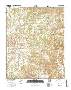 Pinehaven New Mexico Current topographic map, 1:24000 scale, 7.5 X 7.5 Minute, Year 2017