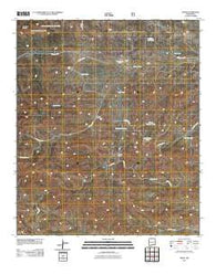 Pinon New Mexico Historical topographic map, 1:24000 scale, 7.5 X 7.5 Minute, Year 2011