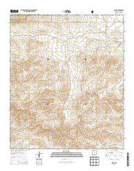 Pinon New Mexico Historical topographic map, 1:24000 scale, 7.5 X 7.5 Minute, Year 2013